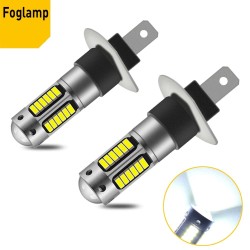 Car headlight / fog light - LED bulb - 6000K - H1 - H3 - H27/881 / H27/880 - 2 pieces