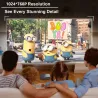 WZATCO S5 - mini DLP 3D projector - 4K - 5G - WIFI - Smart Android 9- full HD - 1080PProjectors