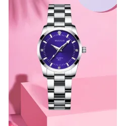 MULILAI - fashionable quartz watch - with diamonds - waterproof - stainless steelWatches