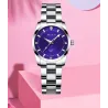 MULILAI - fashionable quartz watch - with diamonds - waterproof - stainless steelWatches
