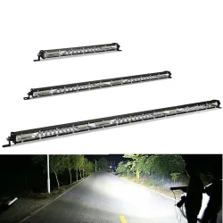Aluminum - LED light bar - 78W/156W/234W - 12V/24V - ATV - truck - car - boatLED light bar