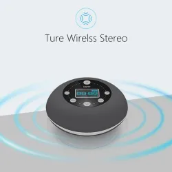Bluetooth - wireless - portable - shower speaker - waterproof - with microphone - FM - LCD displayBluetooth speakers