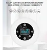 Bluetooth - wireless - portable - shower speaker - waterproof - with microphone - FM - LCD displayBluetooth speakers
