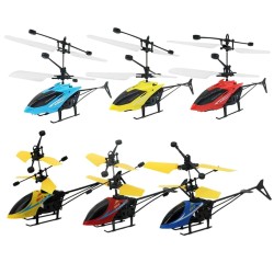 Mini drone - flying helicopter - infrared / induction toy - LED lights