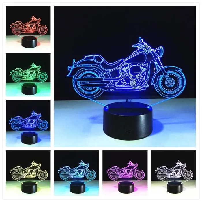 LED 3D lamp - night light - USB - touch switch / remote control - cartoon figuresLights & lighting