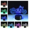 LED 3D lamp - night light - USB - touch switch / remote control - cartoon figuresLights & lighting