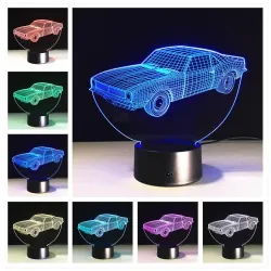 LED 3D lamp - night light - USB - touch switch / remote control - cartoon figuresLights & lighting