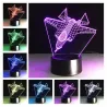 LED 3D lamp - night light - USB - touch switch / remote control - cartoon figuresLights & lighting