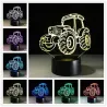 LED 3D lamp - night light - USB - touch switch / remote control - cartoon figuresLights & lighting