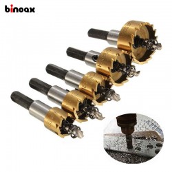 BINOAX - HSS drill bits - tips - metal / wood drilling - 16 / 18.5 / 20 / 25 / 30mm - 5 pieces