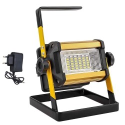 LED floodlight - portable reflector - work light - rechargeable - waterproof - 50W