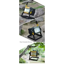LED floodlight - portable reflector - work light - rechargeable - waterproof - 50WFloodlights
