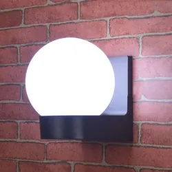 Modern ball shaped lamp - outdoor wall lightWall lights