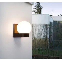 Modern ball shaped lamp - outdoor wall lightWall lights