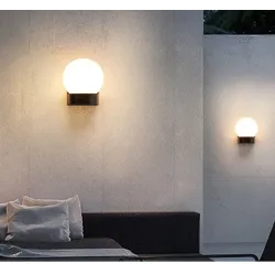 Modern ball shaped lamp - outdoor wall lightWall lights
