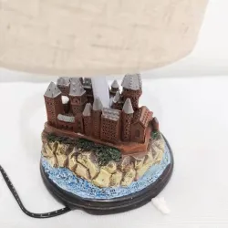 Retro resin castle - ornament - table lamp - LEDLights & lighting