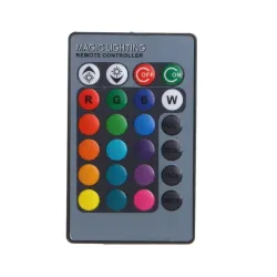 E12 E14 3W RGB LED 15 - candle light bulb with remote control - color changingE14