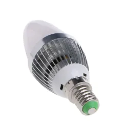 E12 E14 3W RGB LED 15 - candle light bulb with remote control - color changingE14