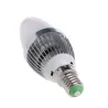 E12 E14 3W RGB LED 15 - candle light bulb with remote control - color changingE14