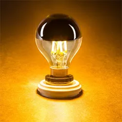 LED bulb - G45 gold mirror bubble - dimmable - warm white - 4W - E12 - E14 - 10 piecesE14
