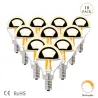 LED bulb - G45 gold mirror bubble - dimmable - warm white - 4W - E12 - E14 - 10 piecesE14