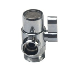 Faucet adapter - 3-way connector - diverter valve - water separator