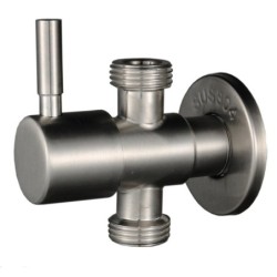 Angle control valve - 3-way connector - shower head diverter - bidet - sink