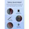 Ausdom M09 - wireless headphones - headset with microphone - foldable - Bluetooth - support TF cardEar- & Headphones