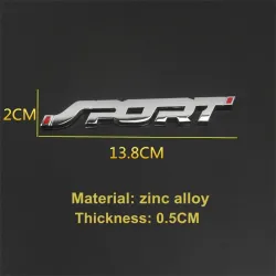 3D car sticker - metal emblem - SPORTStickers