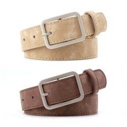 Classic leather belt - with metal buckleBelts