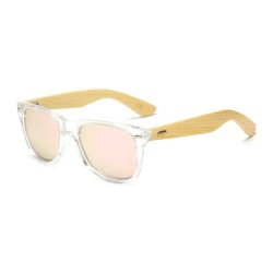 Stylish sunglasses - polarized - wooden frame - unisexSunglasses