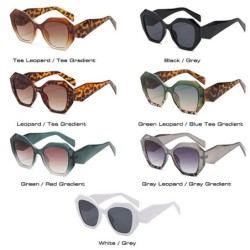Fashionable oversized sunglasses - cat eyes - colorful leopard - UV400Sunglasses