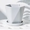 Geometric flower pot - plastic resinGarden
