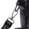 Small shoulder / waist bag - leather - rivets - zippersBags