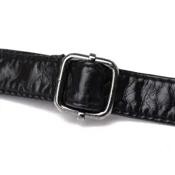 Small shoulder / waist bag - leather - rivets - zippersBags