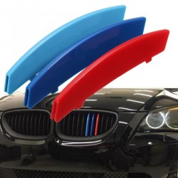 3D M style front grille cover - for BMW 5 series - 3 piecesGrilles