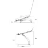 Aluminium holder for 11 - 17 inch tablet & laptop - cooling standStands
