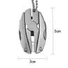 Mini foldable multi-tool - pliers - screwdriver - keychain - stainless steelKnives & Multitools