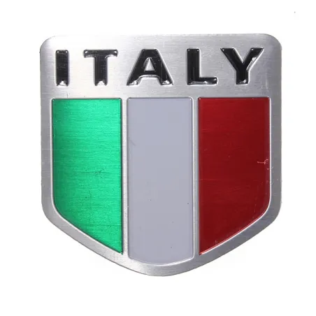 Italian flag - Italy metal emblem - car stickerStickers