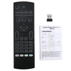 MX3-L with voice command - air mouse - Google Smart remote - backlitKeyboards & remotes