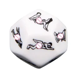 Sex positions dice - adult toy - 6 / 12 sidedPuzzles & Games