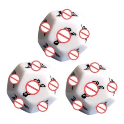 Sex positions dice - adult toy - 6 / 12 sidedPuzzles & Games