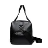 Fashionable travel / sport leather bag - with shoe compartment - large capacityBags