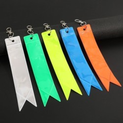 Reflective keychain - high-gloss - colorful strip
