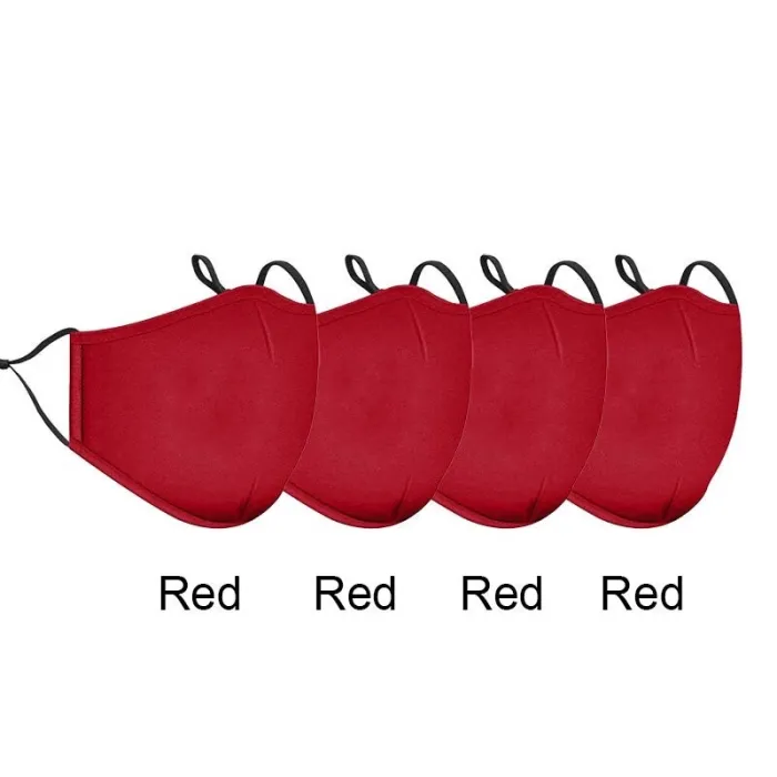 Face / mouth masks - reusable - anti bacterial - with PM 2.5 filter - 4 piecesMouth masks