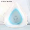 Silicone face mask - 4-layer composite self-priming filter - reusable - dust-proof - anti-bacterialMouth masks