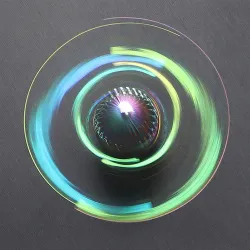 Hand fidget spinner - metal anti-stress toy - golden snitch - angel wingsFidget Spinner