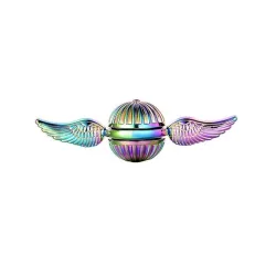 Hand fidget spinner - metal anti-stress toy - golden snitch - angel wingsFidget Spinner