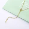 Necklace with three pendants - smiley face - cross - star - 925 sterling silverNecklaces
