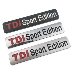 TDI SPORT EDITION - chrome emblem - car sticker